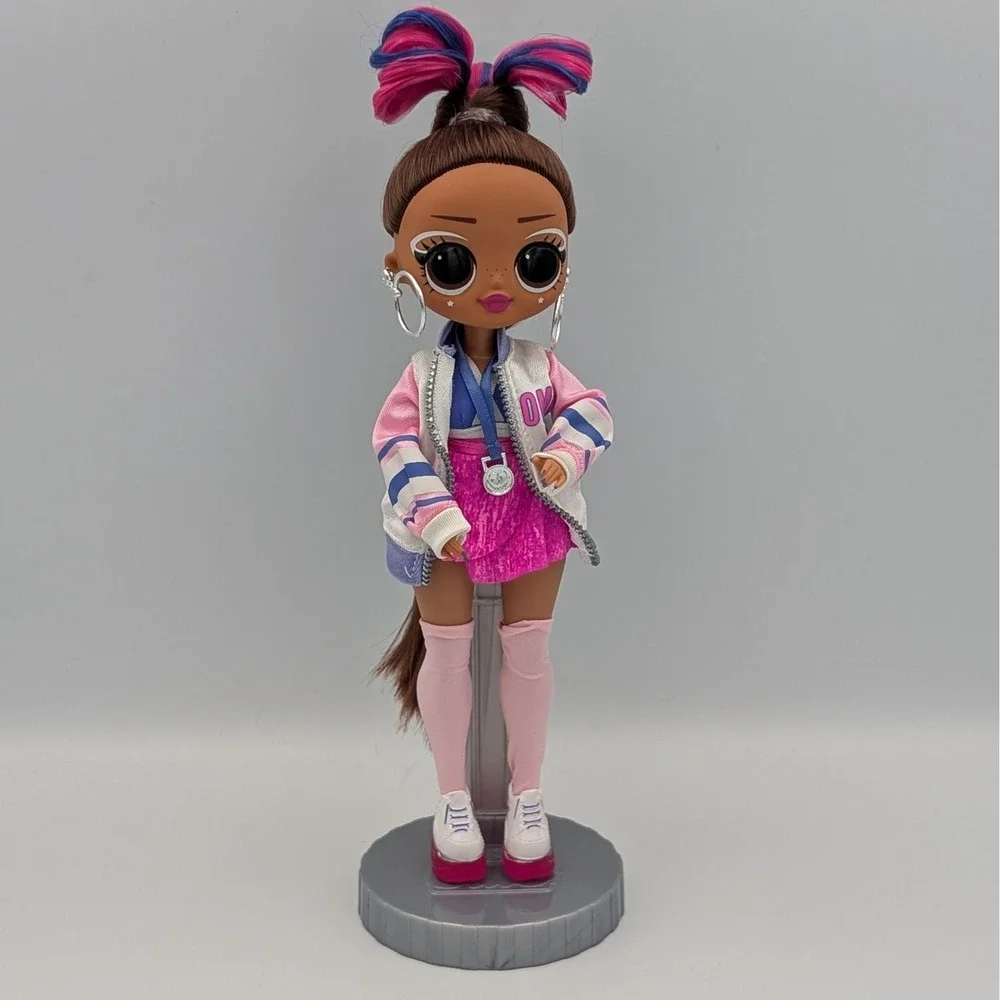 LOL OMG Cheer Diva All Star BBs Fashion Doll with Accessories and Stand Set